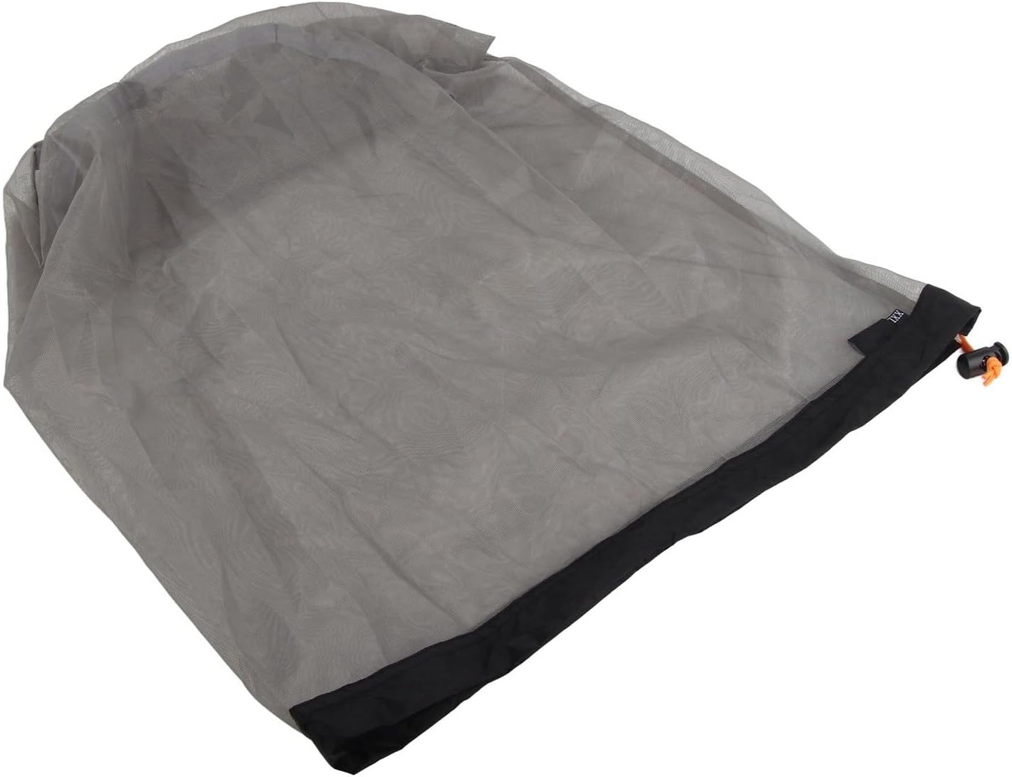 Mesh Stuff Sack Light Weight Nylon Mesh Drawstring Storage Bag for Travelling Hiking Camping Stuff Storage(Orange M)