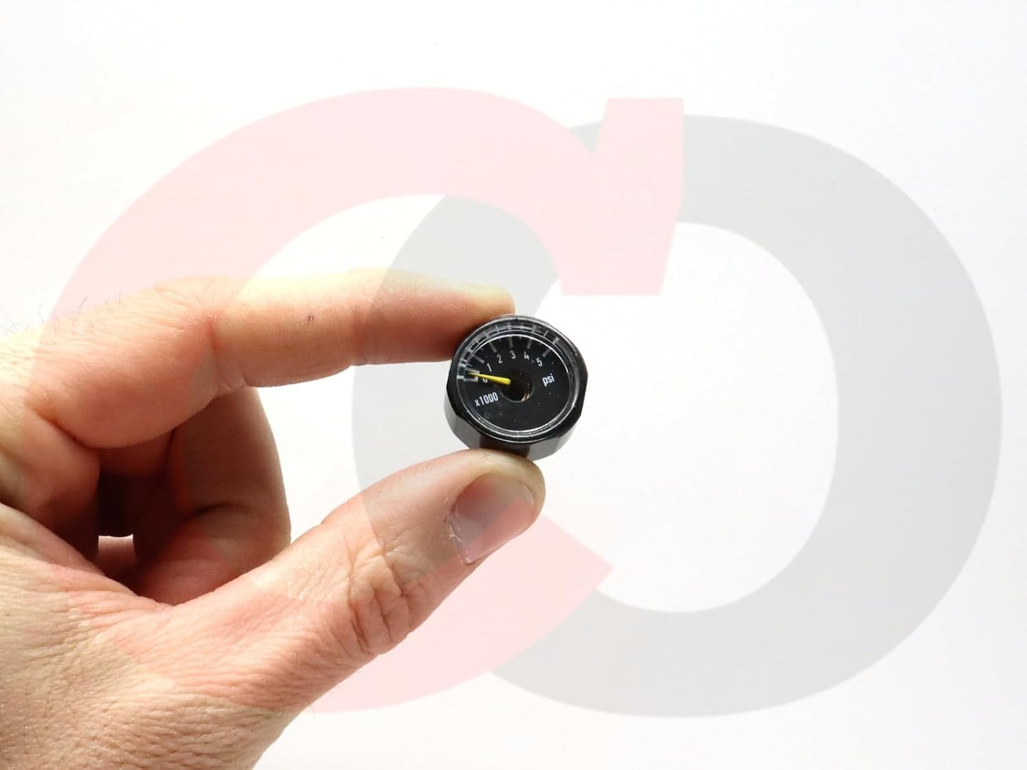 5000 PSI Gauge for Paintball Air Tank by Captain O-Ring (5k Gauge Black, Compatible with 3k and 4.5k Tanks)