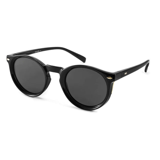 INFINIT Holbox Black Shinny Frame Grey Polarized Lens UV400 Lightweight Sunglasses for Men and Women