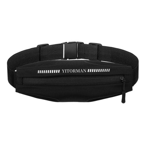 YITORMAN Running belts for women & Men,Slim running belt, Running belt for phone,phone pouch belt for walking,working,Travel Money Belt Running Gear Accessories Fits ALL Phones (Black)