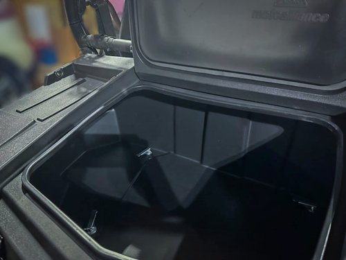 MotoAlliance Highlands UTV Rear Cargo Box fits 2019-2022 CF-Moto Z-Force 950 Sport models. Massive 168 Qt Storage, Weatherproof & Made in the USA with OEM Finish.