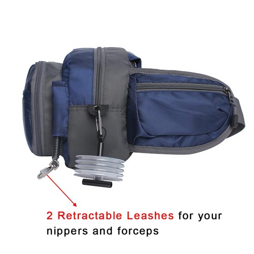 Raprance Fly Fishing Waist Pack with Adjustable Waist Strap, Multi Pocket Fall River Fishing Chest Pack
