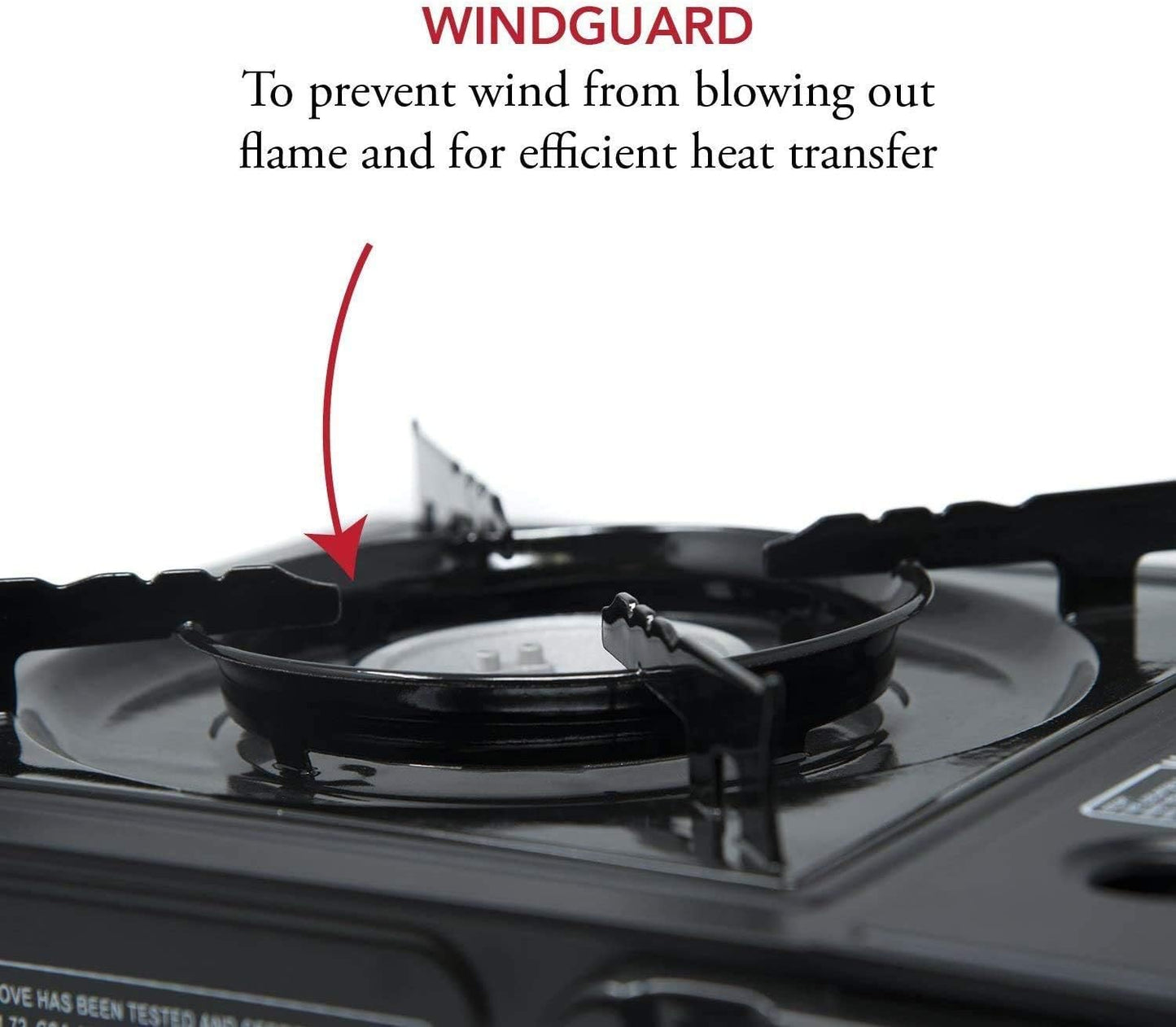 GasOne GS-1000 7,650 BTU Portable Butane Gas Stove Automatic Ignition with Carrying Case, CSA Listed