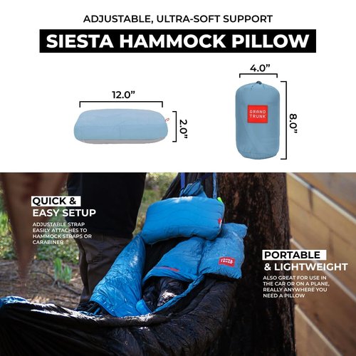 Grand Trunk Ultimate Hammock Bundle – Hammock, Suspension System, Pillow, Gear Sling & Stuff Sacks for Camping & Travel (Heritage)