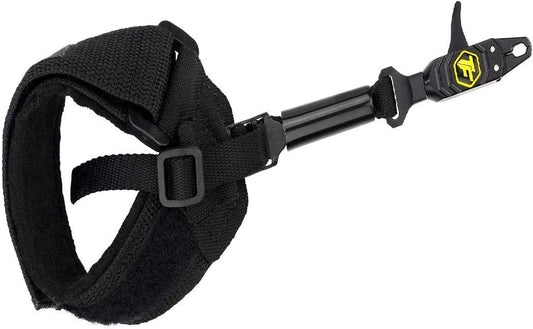 Tru-Fire Patriot Flex Archery Compound Bow Release - Adjustable Black Wrist Strap