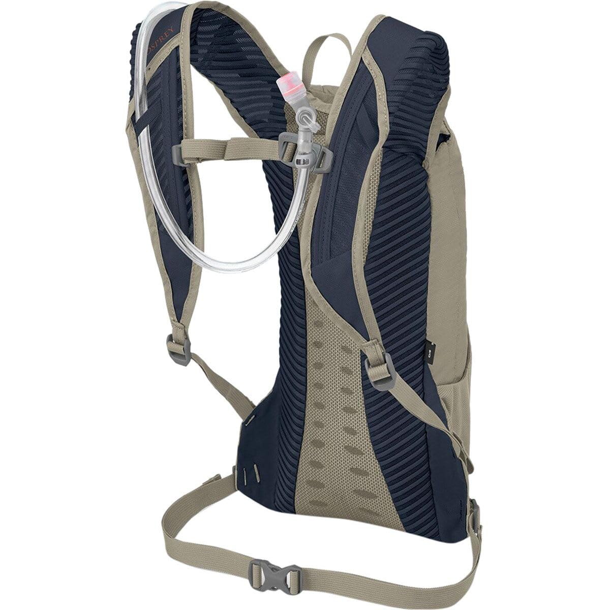 Osprey Kitsuma 7L Women's Biking Backpack with Hydraulics Reservoir, Sawdust Tan
