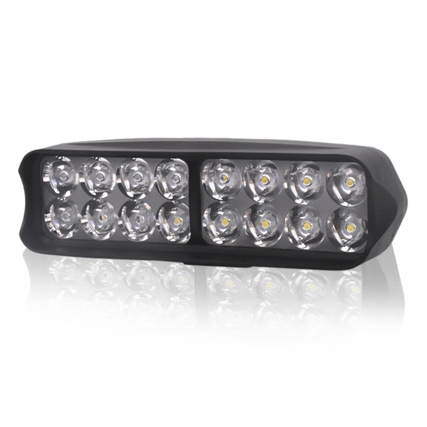 Frdhee Motorcycle LED Light, Universal High Brightness 12V-80V Electric Tricycle LED Light Headlights Conversion Light for Motorcycle, Electric Bike, Tricycle(16LED)