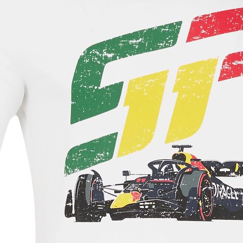 Castore Red Bull Racing F1 Sergio Checo Perez Race Car T-Shirt - White - Medium