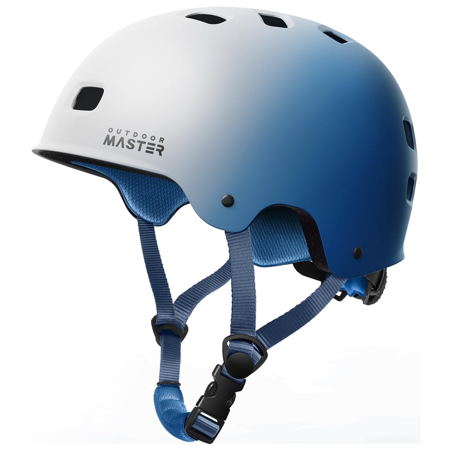 OutdoorMaster Skateboard Cycling Helmet - Two Removable Liners Ventilation Multi-Sport Scooter Roller Skate Inline Skating for Kids, Youth & Adults