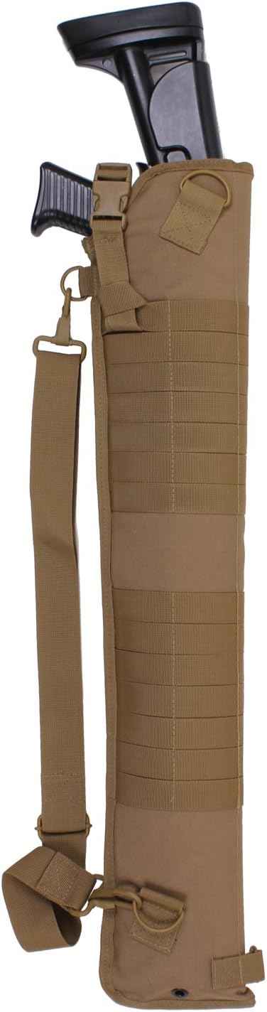 Tactical Shotgun Scabbard - Rothco Coyote Brown, Durable & Versatile Carry Solution