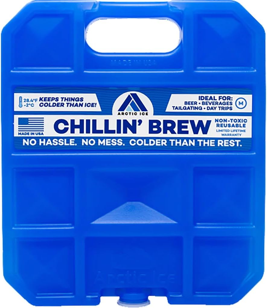 X-Large Reusable Ice Pack - Artic Ice Chillin’ Cradle Series, 5 LB, Long Lasting Blue