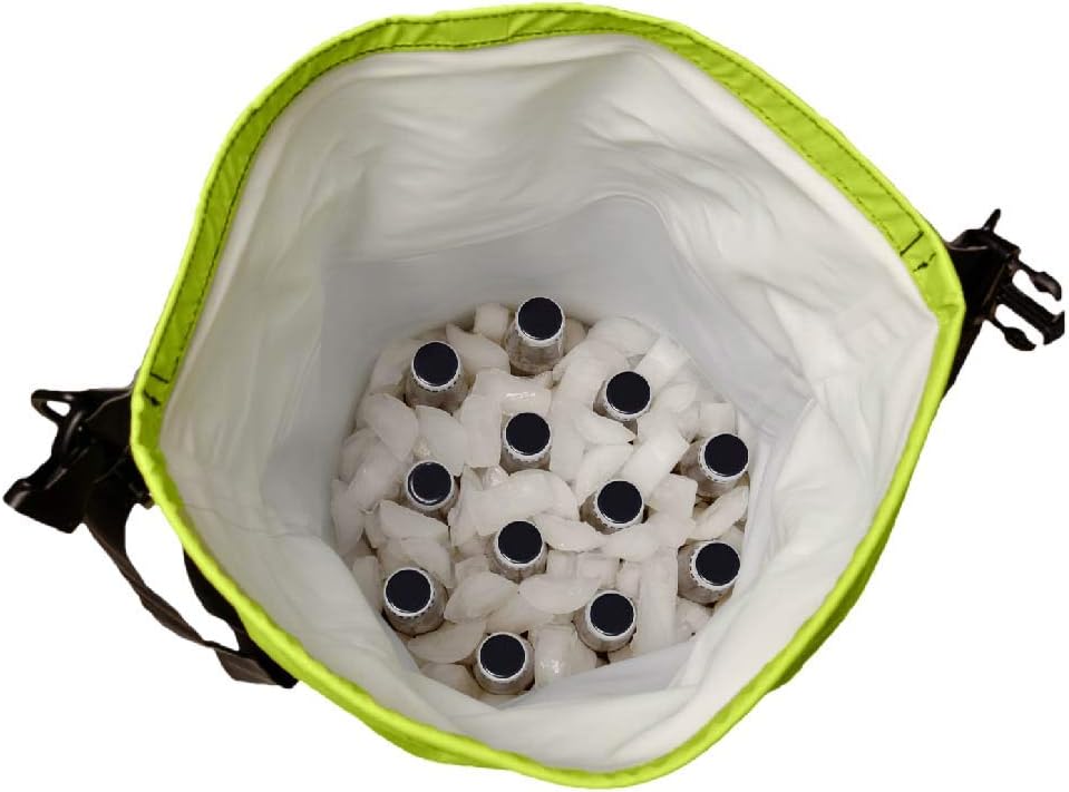 geckobrands 30L Dry Bag Cooler - Holds 24 Cans or 18 Bottles - Dry Bag Backpack, Perfect for Outdoor Activities