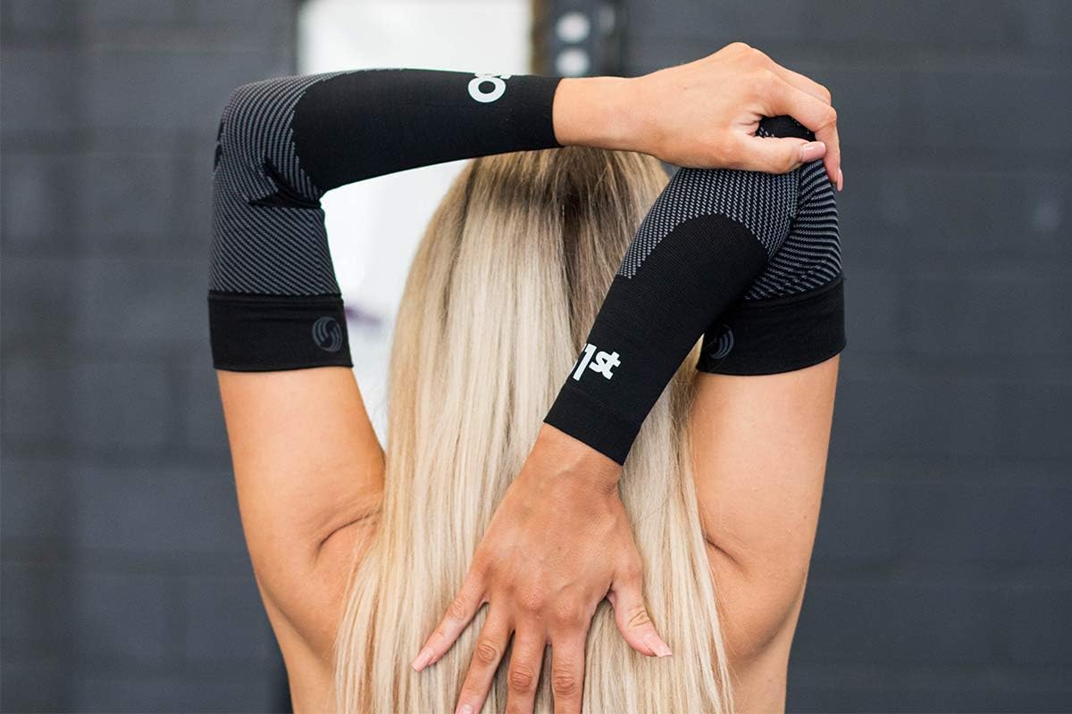 OS1st AS6 Compression Arm Sleeves – UPF 50+ Sun Protection, Cooling, Muscle Recovery & Support for Sports and Outdoor