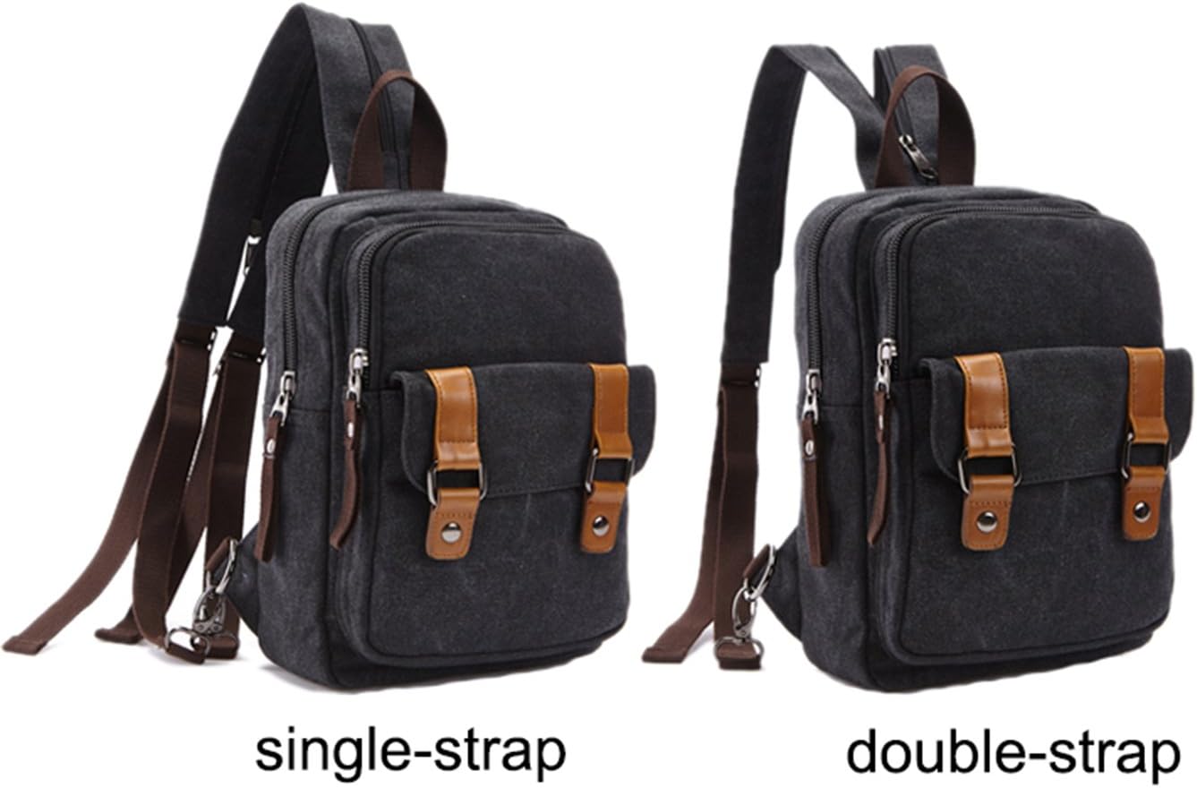 Arbag Small Cute Backpack Vintage Casual Canvas Shoulder Bag Daypack 8528bag,Grey