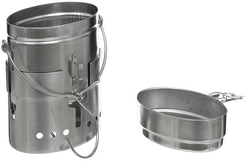 MFH Swed M40 Stainless Steel 3-Piece Cooking Set