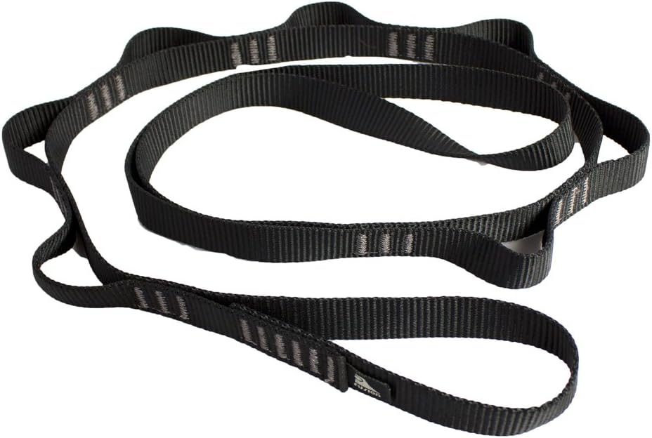 Fusion Climb 7-Loop ProChain - Heavy-Duty Stitched Nylon Webbing 43" x 0.75" - Black