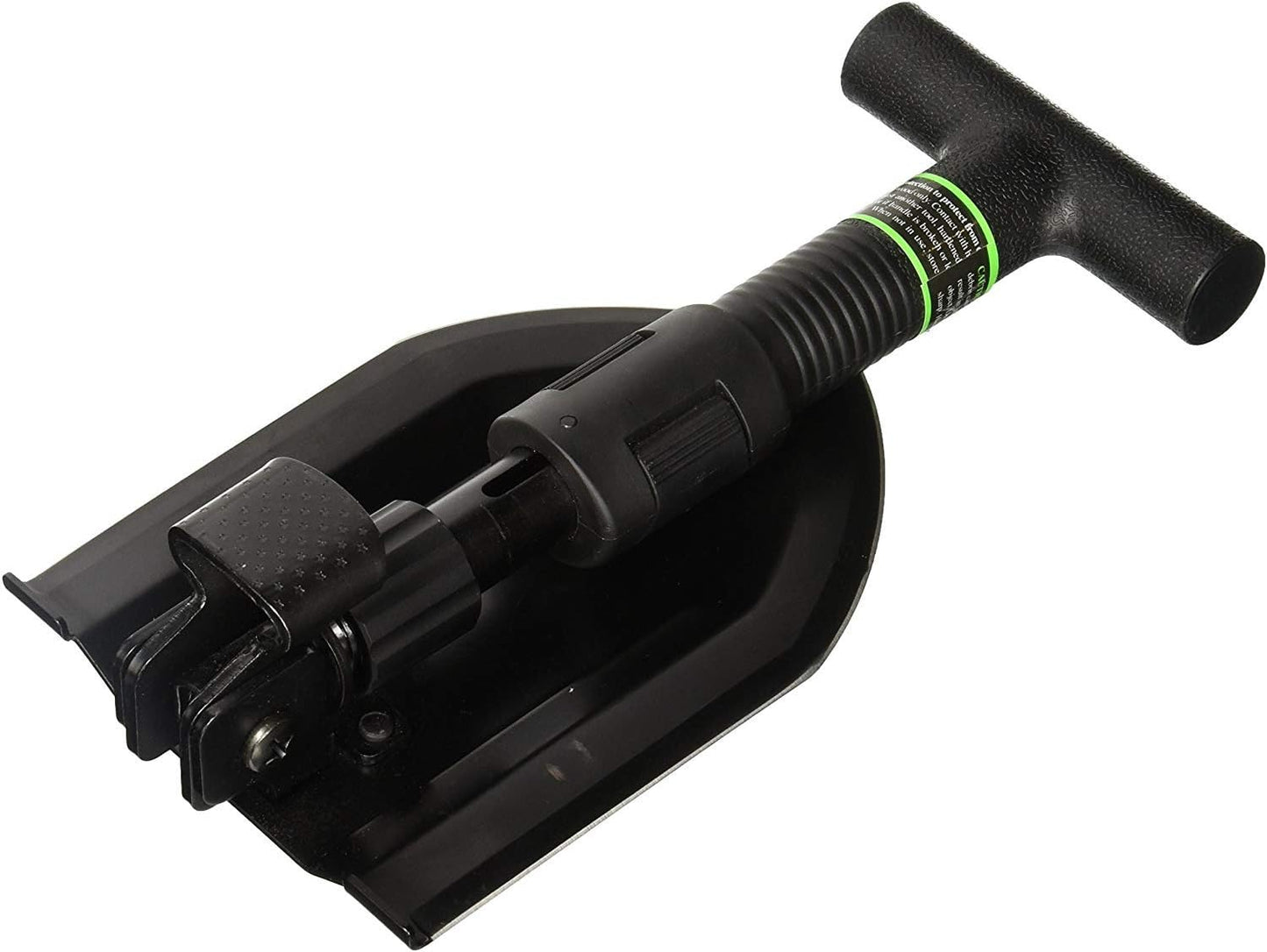 Schrade Delta Class 1 lb Pay Dirt Shovel - Durable Folding 3Cr Steel, Black Oxide Finish for Hiking & Outdoor Use