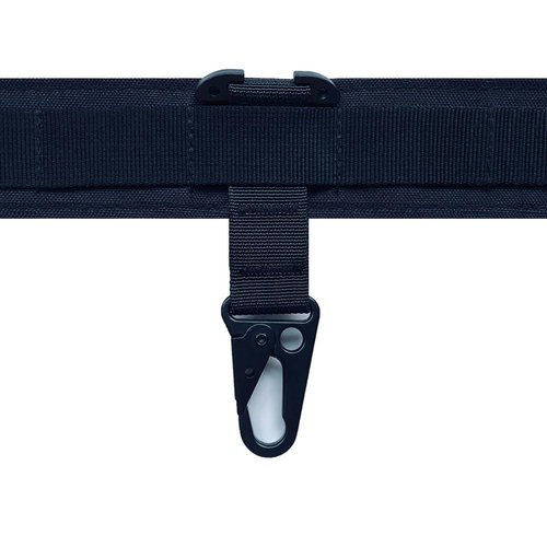 Tactical Molle Clip Battle Belt Clip for Tactical Backpack Vest Belt Gloves, T-Mount Hanging Carabiner Molle Webbing Belt Clip Molle Key Holder Tactical Bag/Battle Belt Accessories (Black)