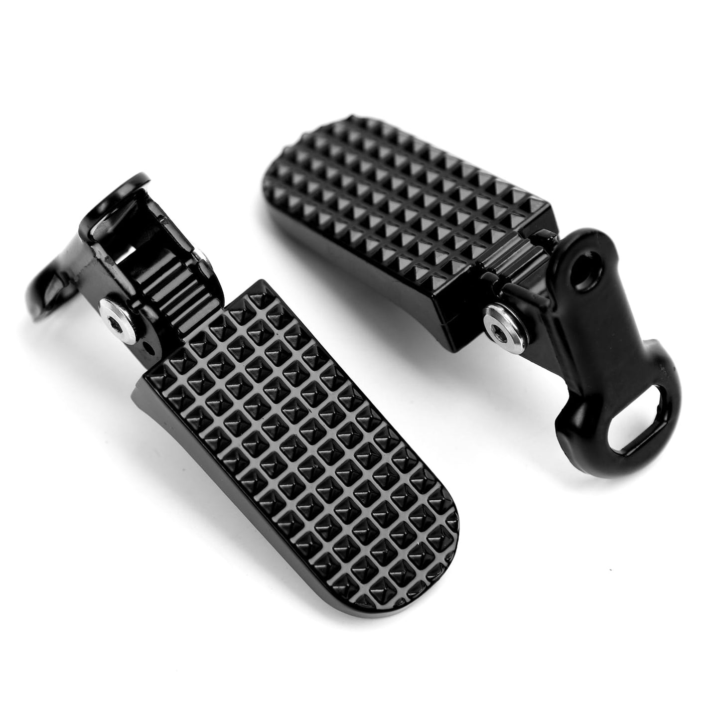 Minho Bike Minibike Aluminium Foot Pegs Fit for Most Scooter Mopeds Dirt Bike M6 M8 Mounting Hole Black Bike Footpegs