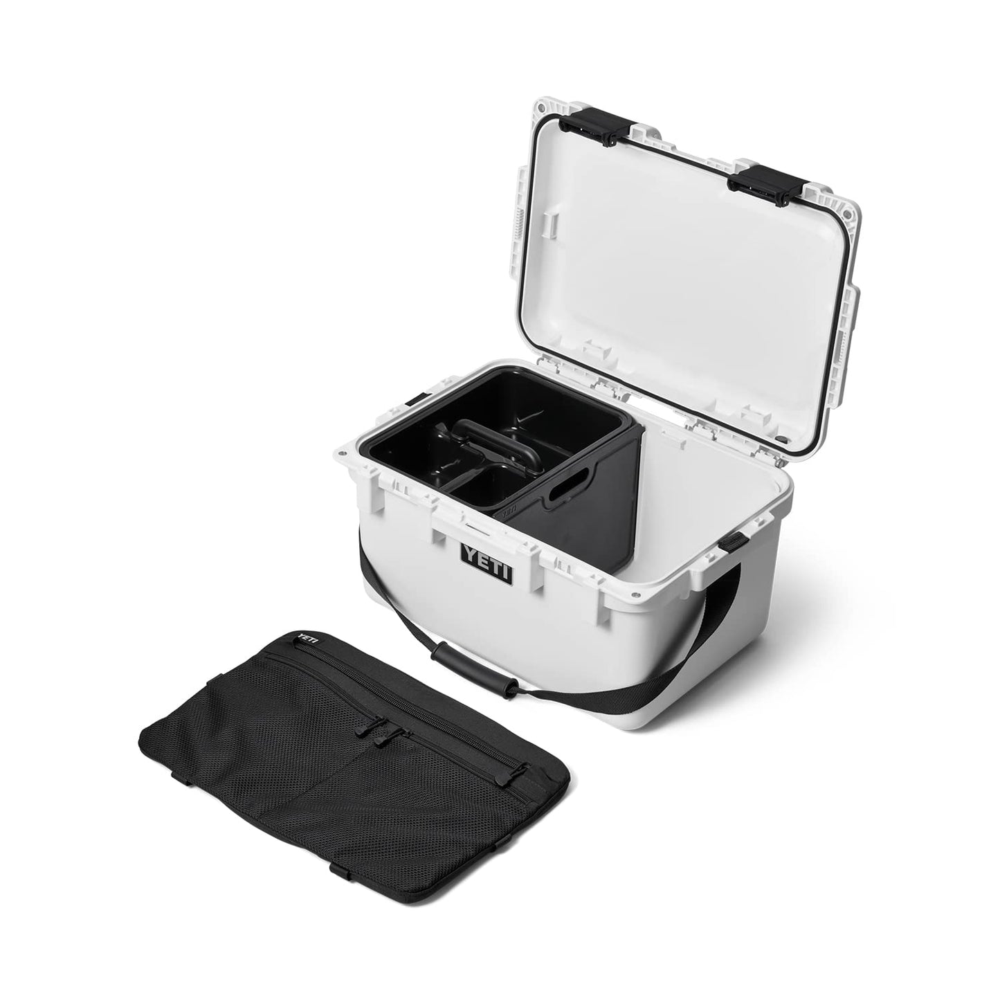 YETI LoadOut GoBox Collection, Divided Waterproof Cargo Cases, Gobox 30 - White, Gobox 30, Durable and Versatile Cargo Case