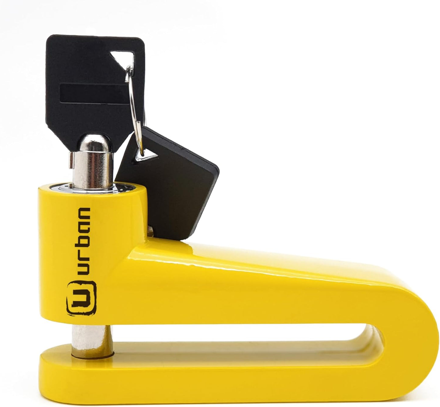 Urban 564A Most Compact Motorcycle Disc Lock, ø5mm, Lightweight, and Portable, More Visible, More Deterrent, Steel, Universal Anti Theft Wheel Brake Lock for Motorbike Scooter Electric Bike Bicycle