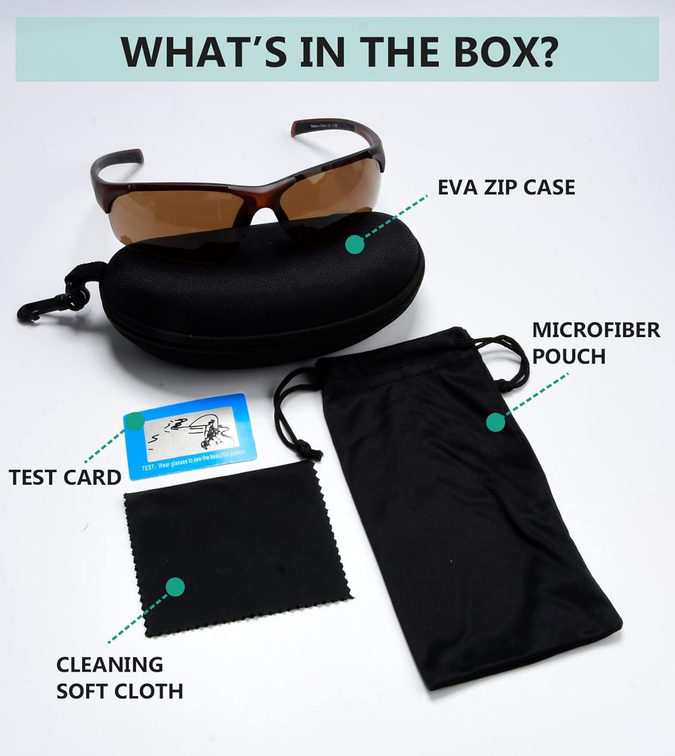 Eyekepper TR90 Unbreakable Sports Polarized Half-Rimless Bifocal Sunglasses