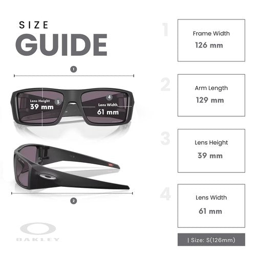Oakley Heliostat OO9231 923101 61MM Matte Black/Prizm Grey Rectangular Sunglasses for Men + BUNDLE Accessory Leash +BUNDLE ACCESSORY EYEWEAR Kit