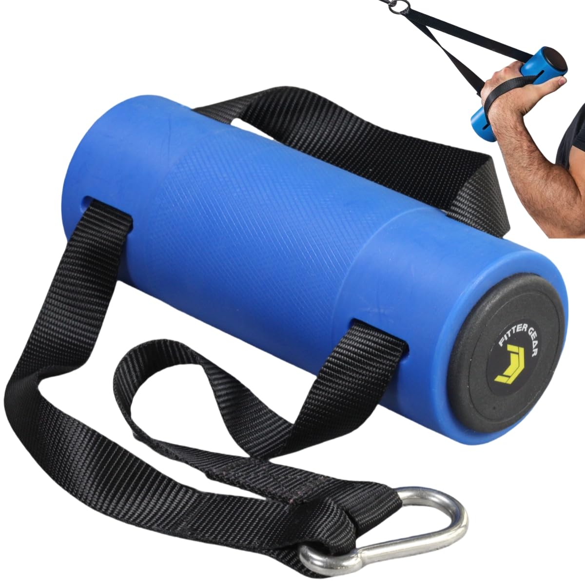 Arm Wrestling Training Handle, 3 Inches Wrist Cupping Exercise Handle for Wrist, Forearm and Grip Strength Workouts, Armwrestling Training Equipment