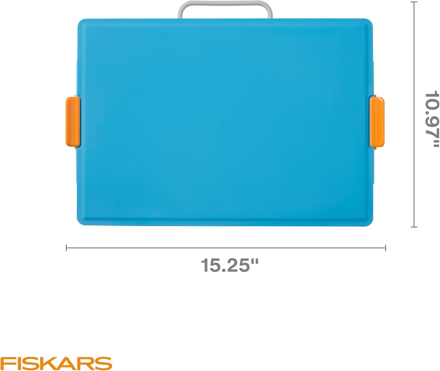 Fiskars Kids Junior Paper Trimmer – Turquoise Safe and Easy Paper Cutter for Crafting and School Projects 7 x 11.5 Inches