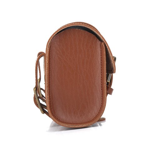 Socobeta Leather Bag Handlebar 25x15x8 B Retro Artificial Leather Front Frame Bag Pouch Cycling Accessory