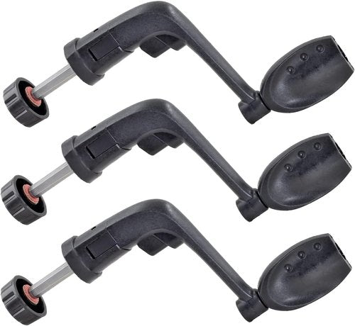Waziaqoc 3PCS Fishing Spinning Reel Handle Grip Replacement, Rocker Arm Grip Fishing Reel Power Handle Grip