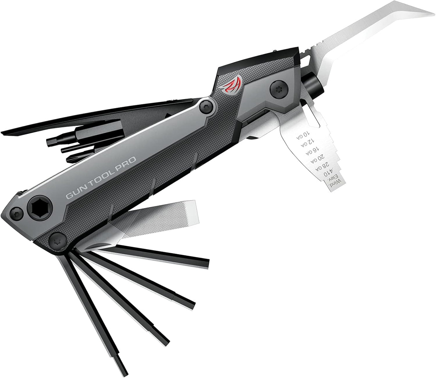 Real Avid 30-in-1 Gun Multitool for Shotguns & Rifles - Gunsmithing Tool with Choke Wrench, Bit Driver & More