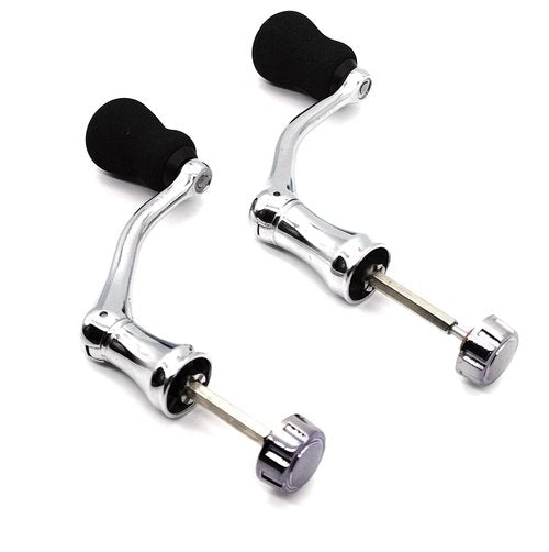 Mixed Pack Fishing Spinning Reel Handle, All-Metal, with The Grip EVA for Spinning Reels Replacement Grip Parts,2 Pack, Large,X-Large