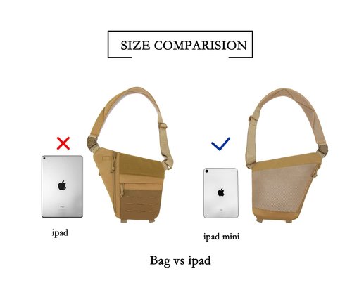 Concealed Carry Bag for Men, Chest Holster Sling Bag of Pistols Anti-Thief Crossbody Daypack Personal Pocket Sling Pack
