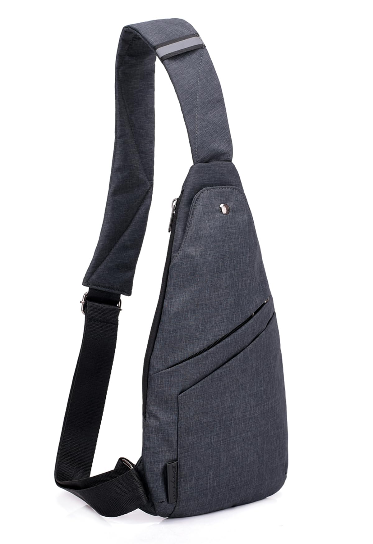 Wytidian Crossbody Sling Backpack Sling Bag Lightweight Personal Pocket Chest Bag for Travel Hiking Camping (Dark Grey)