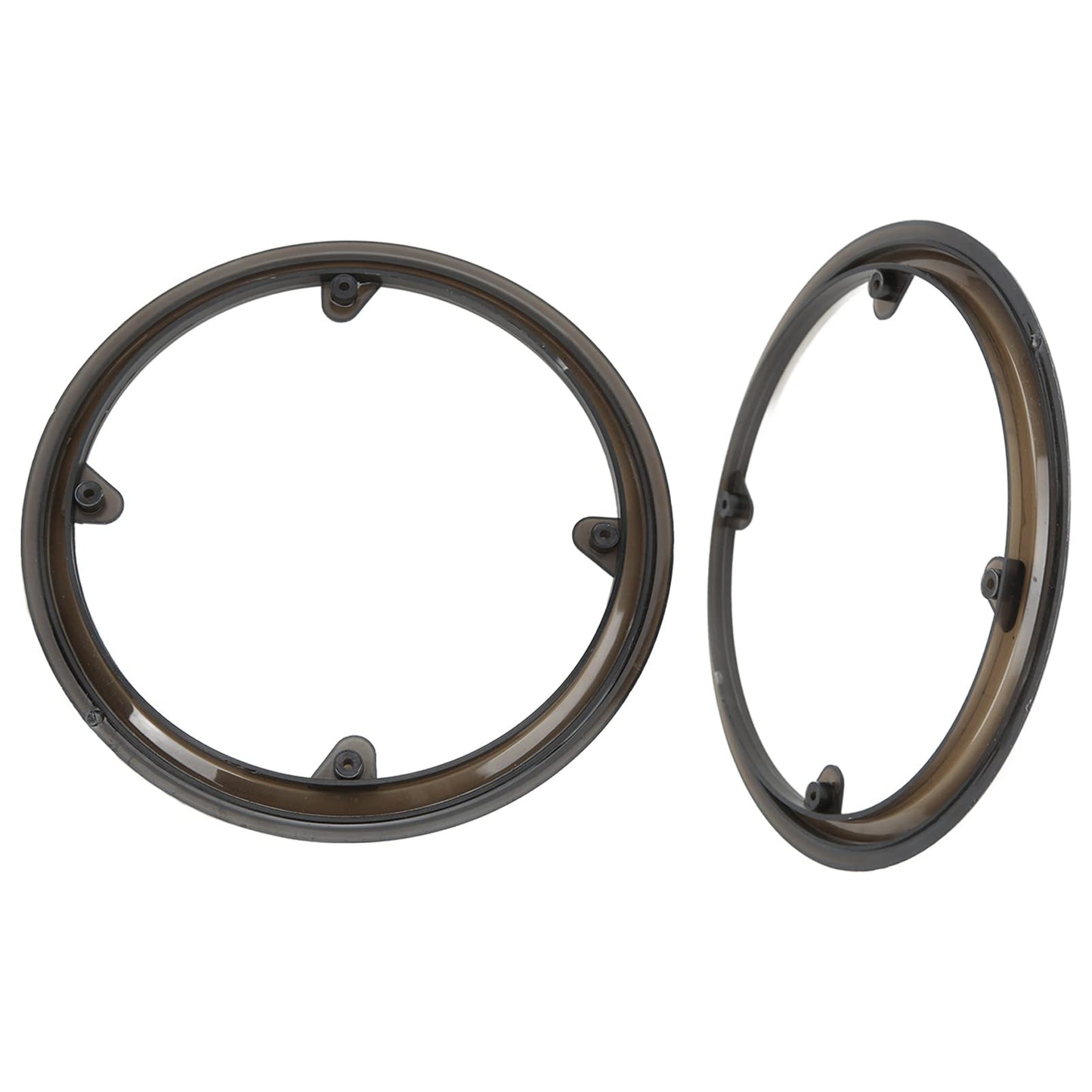 Chainring Chain Guard, Sprocket Protective Cover with 4 Holes Plastic Chainwheel Protective Guard Cover Black