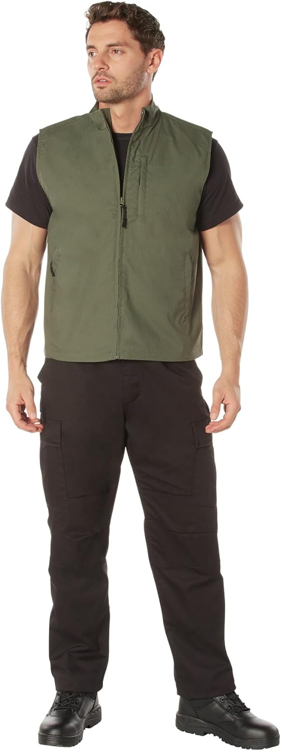 Rothco Undercover Travel Vest for Men | Lightweight, Multi-Pocket Design