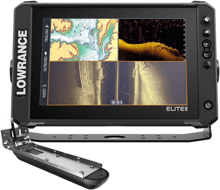Lowrance Elite FS Fishfinder/Chartplotter, Available with and Without Transducer