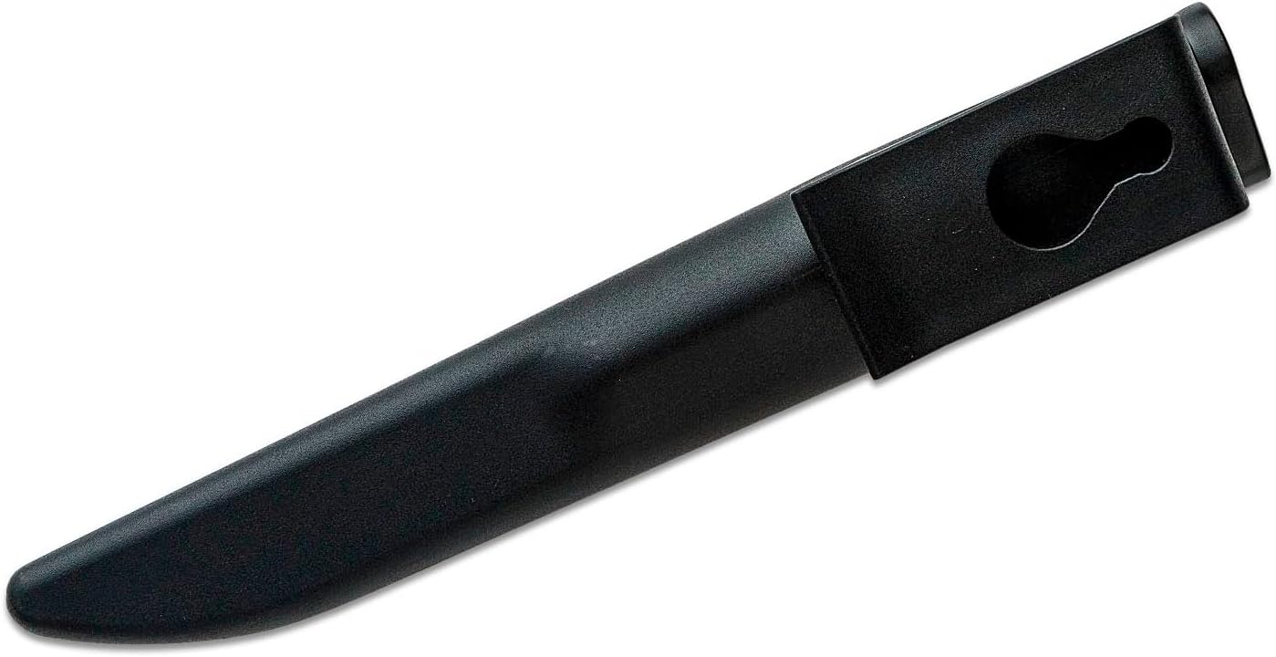 Cold Steel Finn Bear 4" Durable Compact German 4116 Stainless Steel Fixed Blade Straight Back Outdoor Game Hunting Utility Knife, 4-1/2" Textured Handle, Secure-Ex Sheath