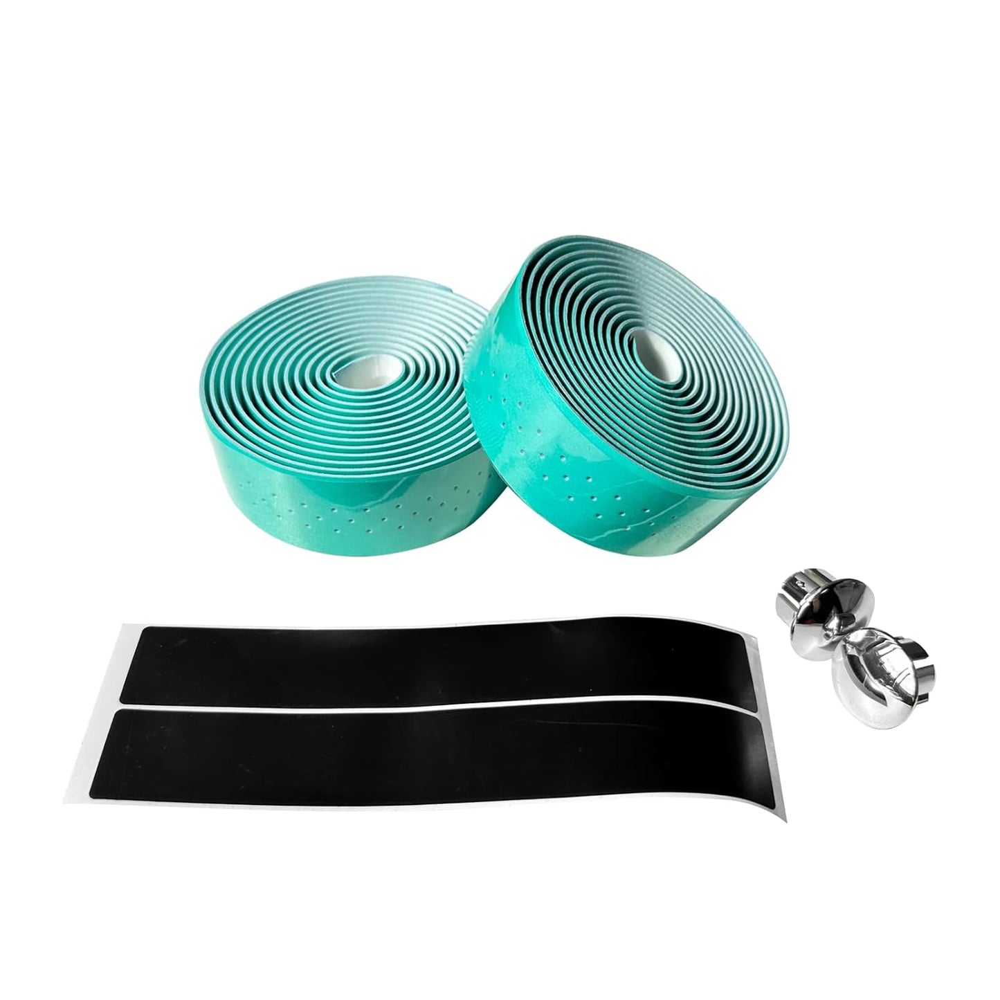 UPANBIKE Bike Handlebar Tape with Stomata Luxury Synthetic Leather Wraps for Road Bike Fixed Gear Bike (2pcs/Set)