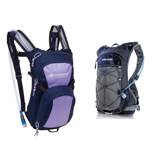 Outdoor Products Tadpole Hydration Pack (3.5L) + Vibrelli Hydration Pack & 2L Hydration Water Bladder