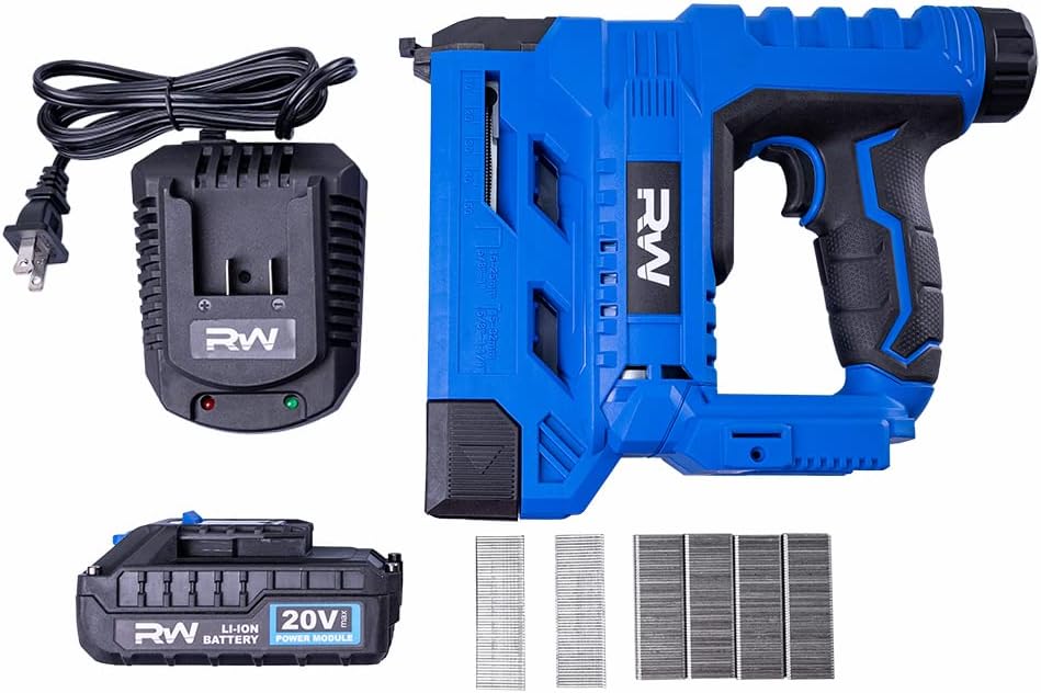 RealWork 4V Cordless 3/8" Crown Staple Gun