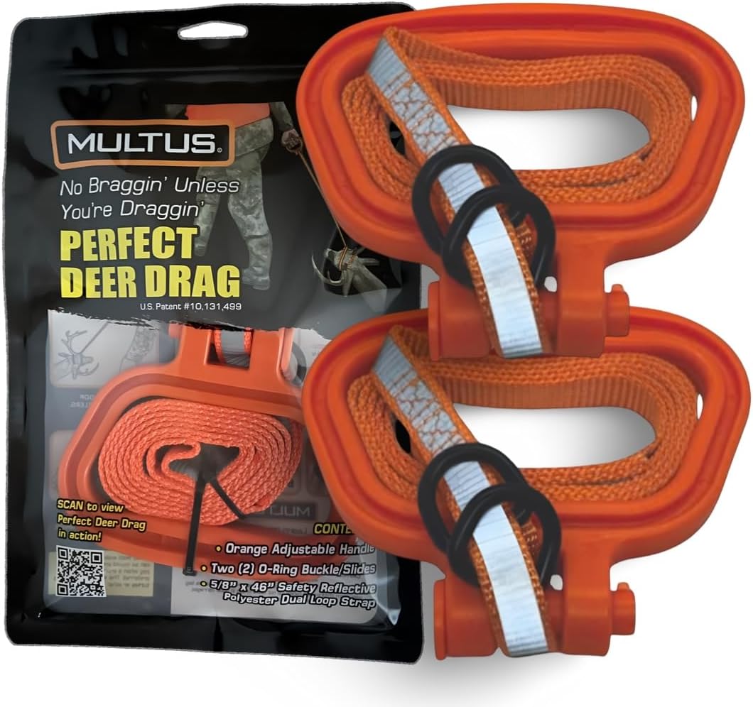 MULTUS Perfect Deer Drag Rope - Unique Hunting Gifts for Men - Essential Hunting Gear and Accessories - Deer Pull Strap