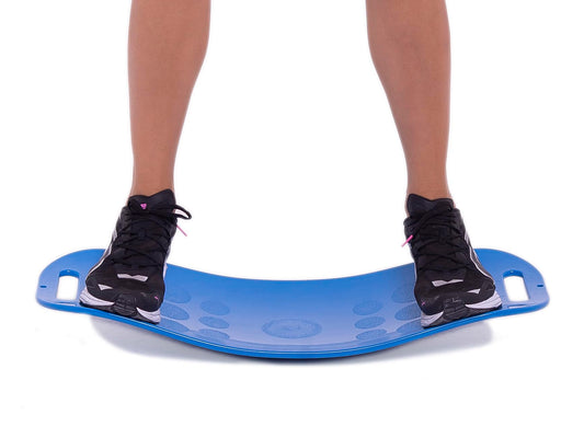 FITIUM Balance Boards Yoga, Fitness Board, Workout Balance Board Sports, Twist Board for Workout, Gym Sports, Balancing Exercises, Dancers, Stability Training Twisting, Exercise Abs Arms Legs,Blue