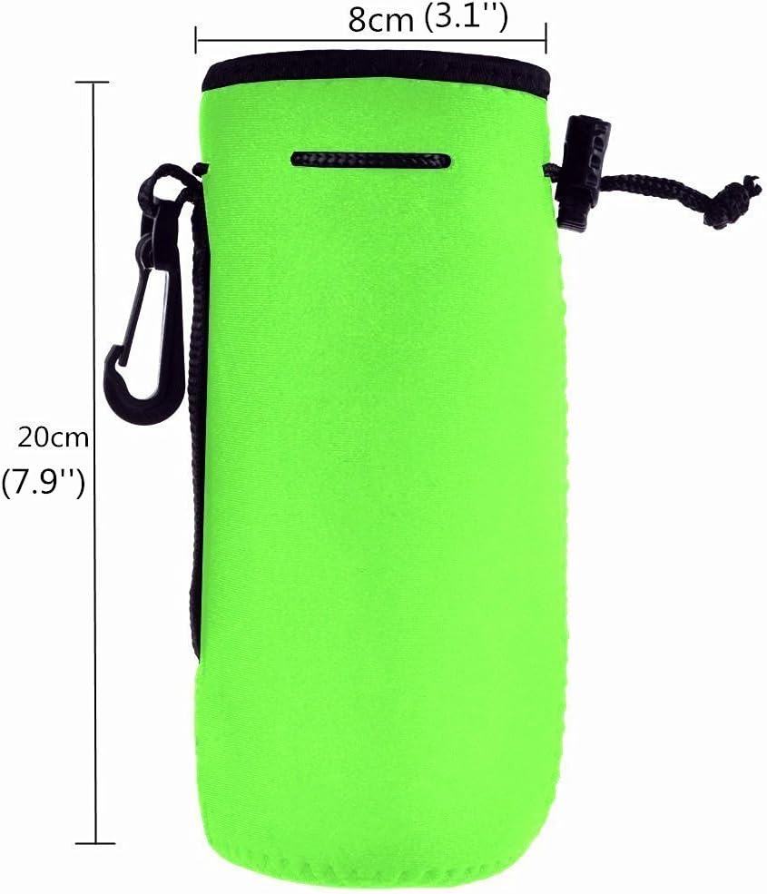 Af-Wan Water Bottle Cooler Carrier for 22 oz Long Neck Water Bottle or Tall Beer Bottles,Protable Neoprene Insulated Water Drink Bottle Cover Sleeve Tote Bag Pouch Holder Strap.(3pcs)