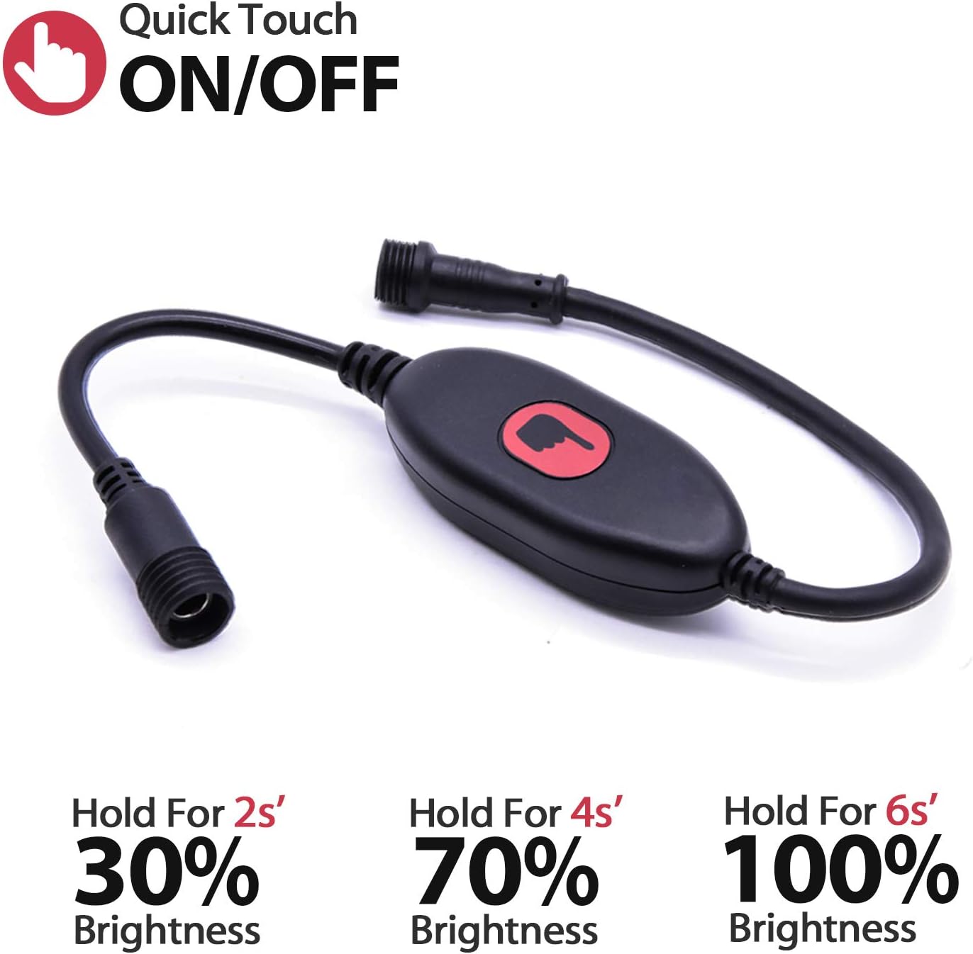 ALL-TOP Dimmable LED Camping Light Flexible Strip IP68 with Mounting Jacket - 1300 Lumen - IP68 Dual-Protection Water Resistanc Perfect for RV Camping and Overland