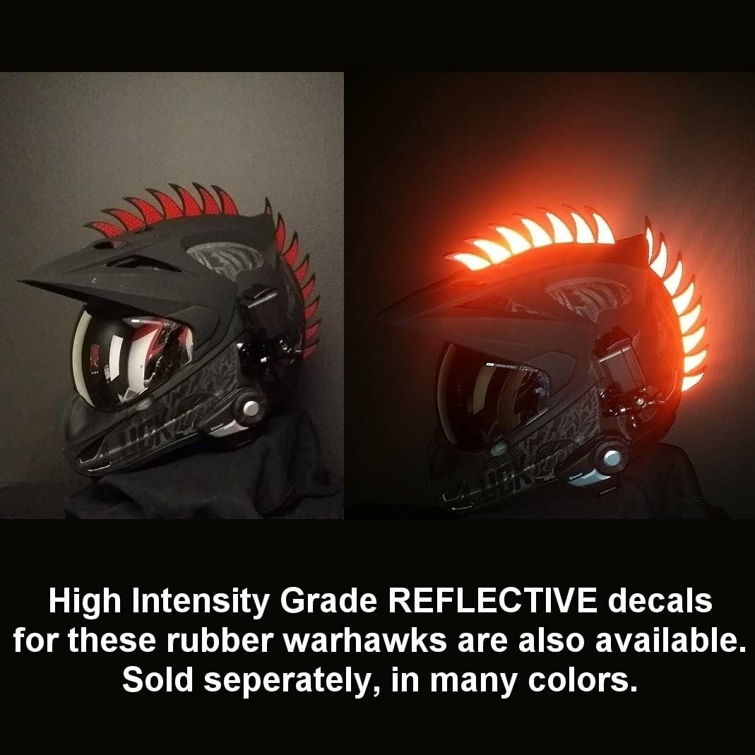 Warhawk/Mohawk Rubber Saw Blade Helmet Accessory - Custom TAYLOR33 (Helmet Not Included)