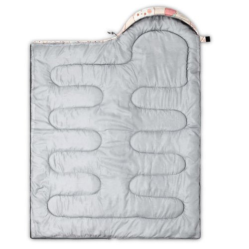 QOOMO Rabbit Strawberry Printed Camping Sleeping Bags,3 Season Warm & Cool Weather,Lightweight,Waterproof Sleeping Bags for Adults & Kids,Traveling,and Outdoors,Camping Gear Equipment,31x90inch