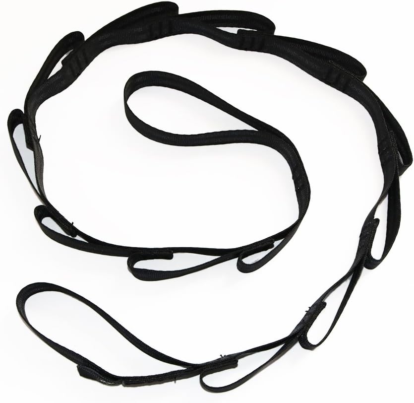 Hammock Strap 12 Point Daisy Chain Design with Easy Loop Heavy Duty Adjustable Suspension Sling