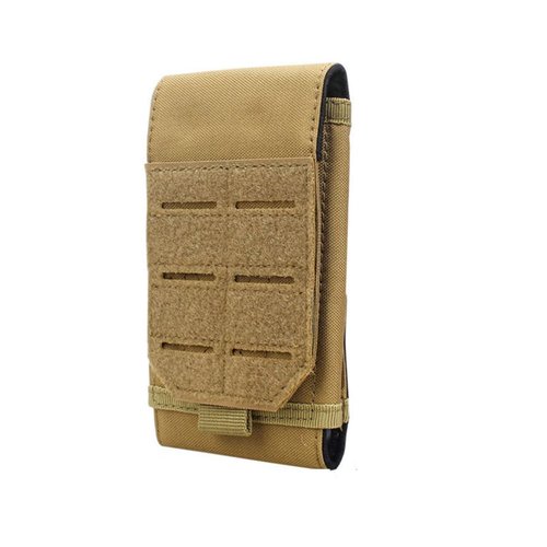 HOUSON Tactical Phone Bag, Molle Phone Case, Khaki